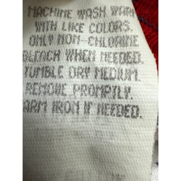 Vintage OshKosh B’Gosh Vestbak 90’s Navy Red Wagon Print Baby Boy’s Overalls 24M - Picture 6 of 6